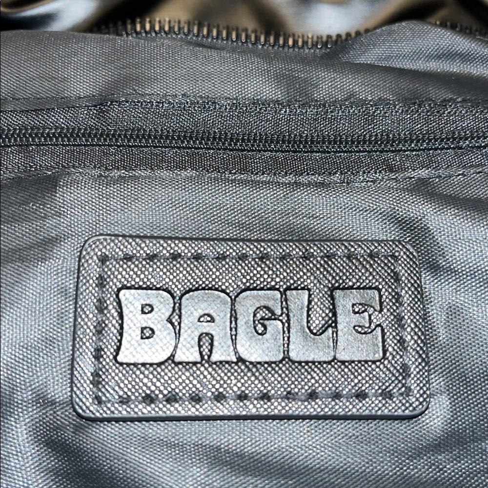 Bagle Black Quilted Puffy Large Tote Bag - Picture 2 of 8